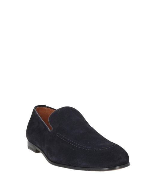 Doucal's Blue Loafers Leather for men