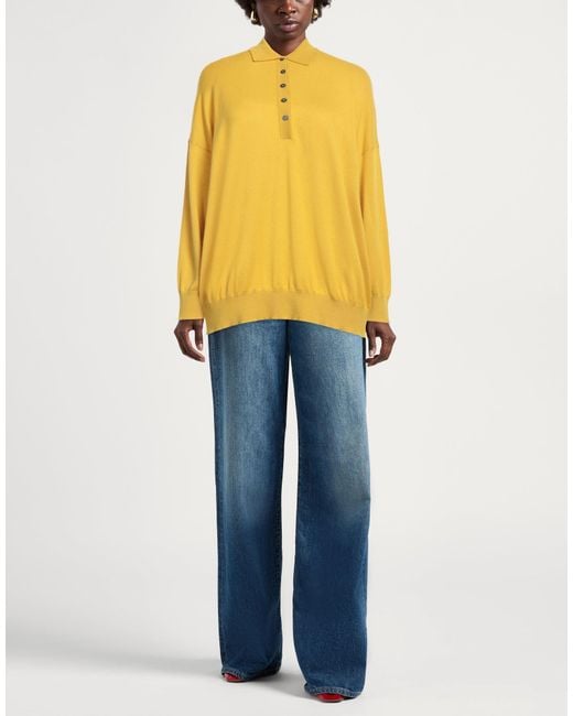 Massimo Alba Yellow Pullover