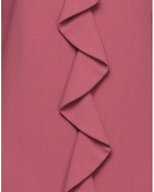 SEVENTY VENEZIA Pink Garnet Mini Dress Polyester, Viscose, Elastane