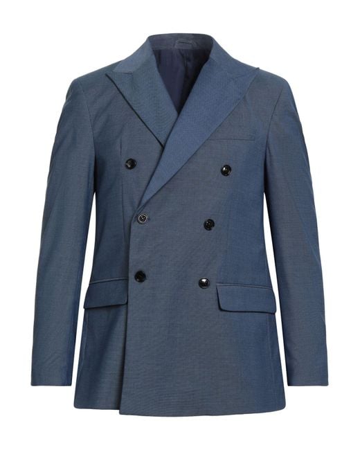 Liu Jo Blue Blazer Polyester, Viscose, Elastane for men