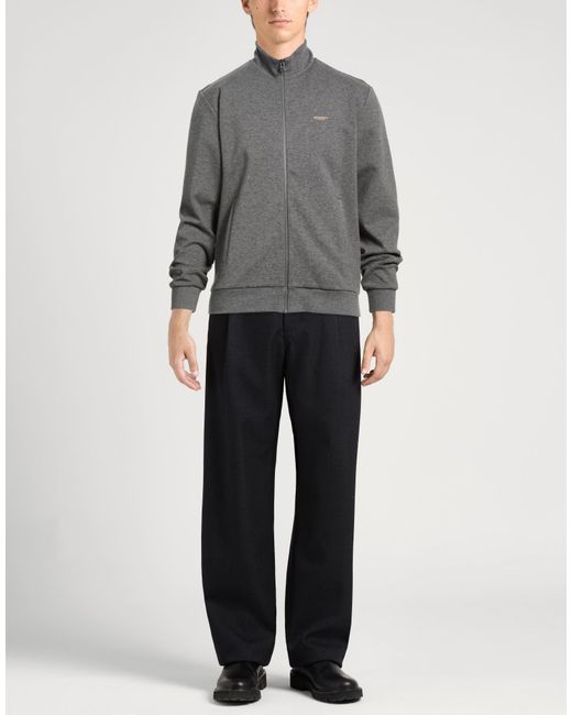 Woolrich Gray Sweatshirt Cotton, Polyester, Elastane for men