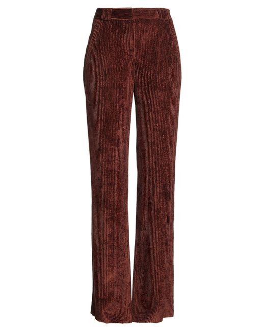 Alberta Ferretti Red Trouser