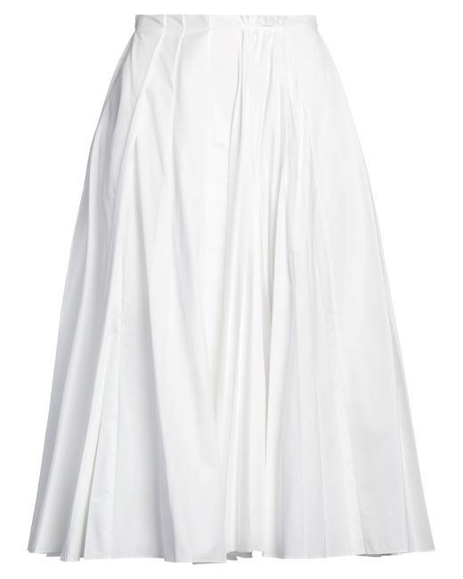 Gonna Midi di Jil Sander in White