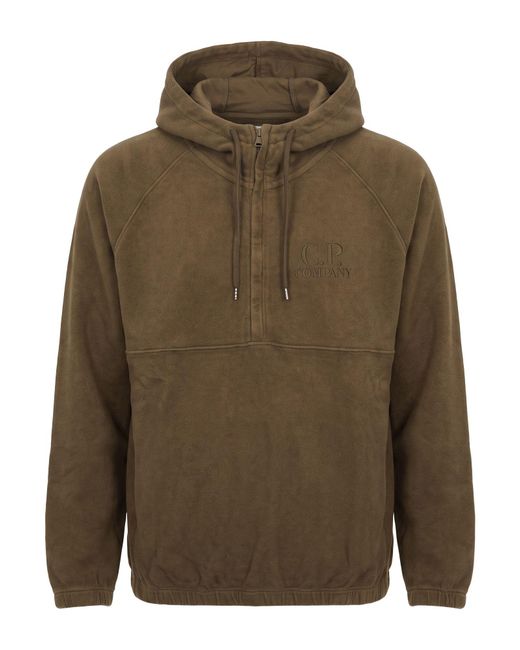 C P Company Green Sweatshirt Cotton for men