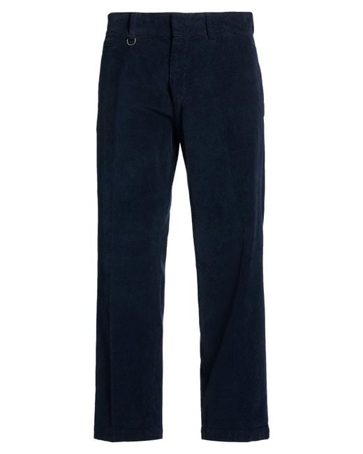 Paolo Pecora Blue Pants Cotton, Elastane for men