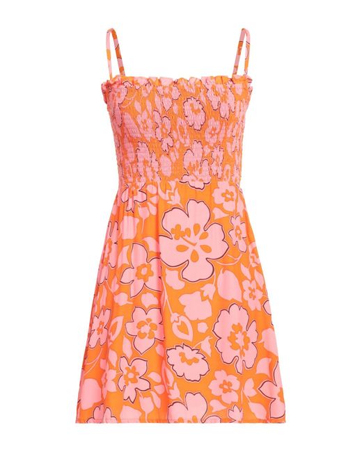 Faithfull The Brand Orange Mini Dress