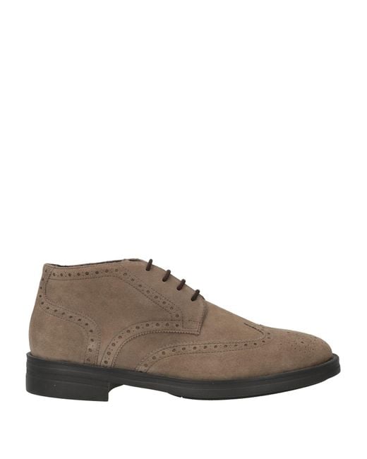 Antica Cuoieria Brown Ankle Boots for men