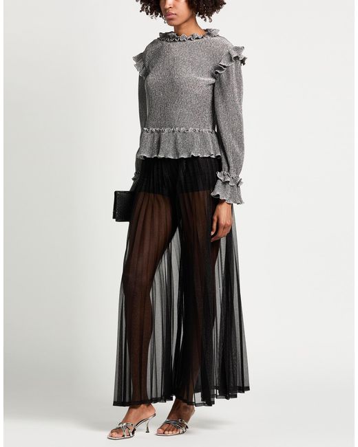 Circus Hotel Black Pants Polyester, Polyamide