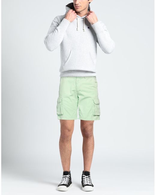 40weft Green Shorts & Bermuda Shorts Cotton for men