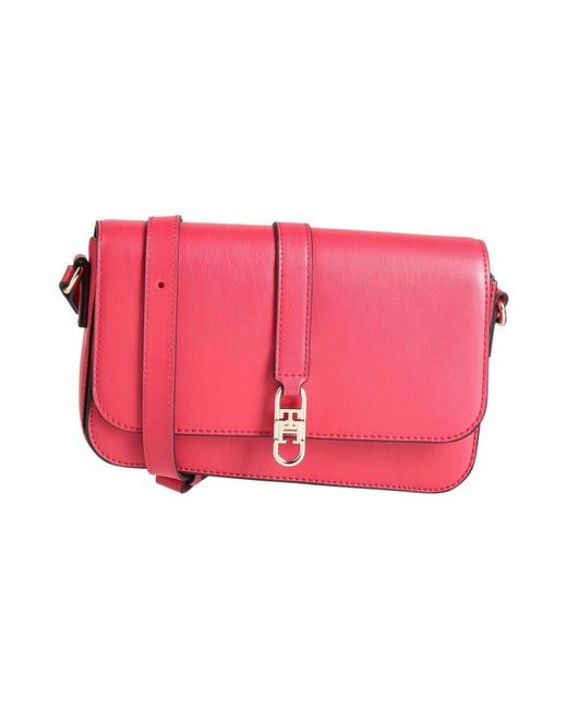Tommy Hilfiger Pink Cross-Body Bag Polyurethane