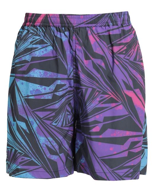 Aries Blue Beach Shorts And Pants for men