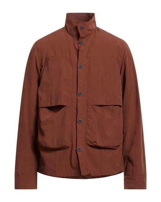 RANRA Brown Shirt Polyamide for men