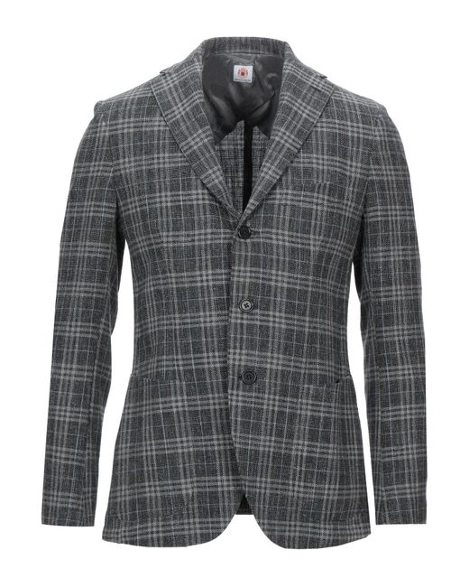 Luigi Borrelli Napoli Gray Blazer for men