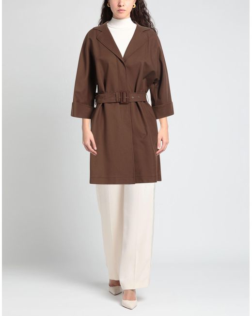Herno Brown Overcoat & Trench Coat