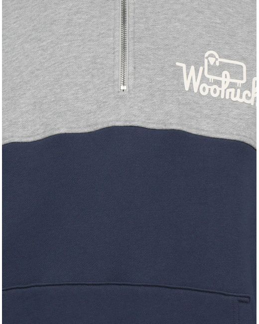 Woolrich Blue Sweatshirt for men