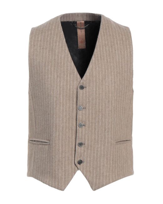 Messagerie Gray Tailored Vest Wool, Polyester for men
