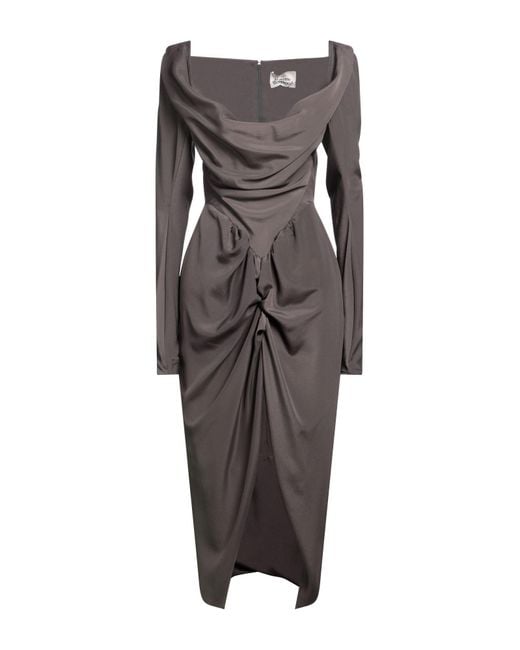 Vivienne Westwood Gray Midi Dress