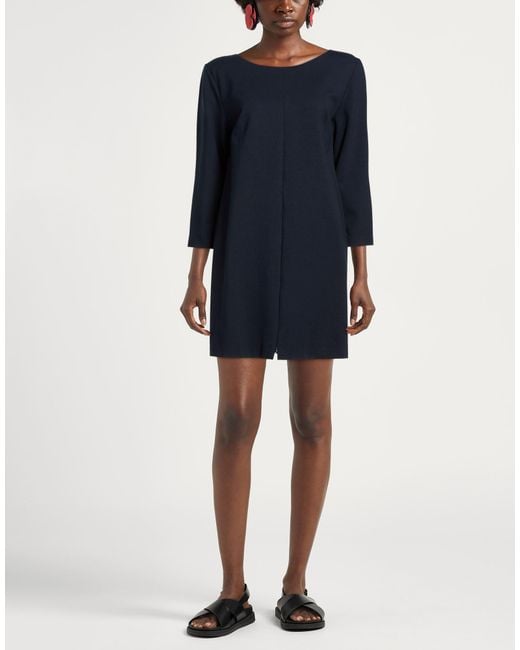 MEIMEIJ Blue Midnight Mini Dress Viscose, Polyamide, Elastane