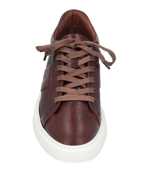 Fabi Brown Chocolate Sneakers Leather for men