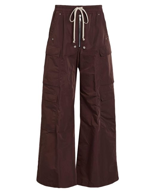 Rick Owens Brown Pants Polyester for men