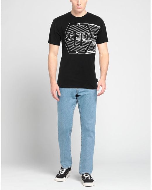 Philipp Plein Black T-Shirt Cotton for men