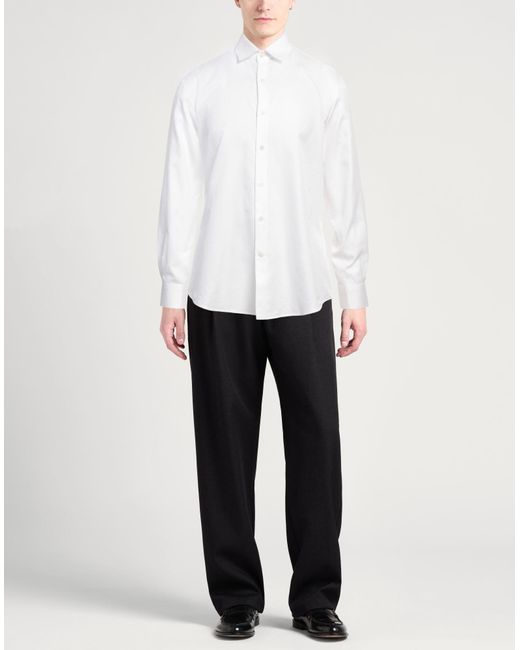 Camisa Ferragamo de hombre de color White