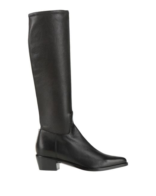 Giorgio Armani Black Boot Leather