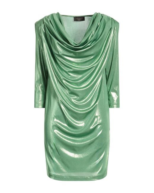 Gaelle Paris Green Mini Dress Polyester, Elastane