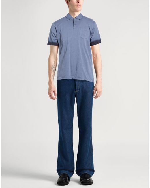 Crossley Blue Polo Shirts for men
