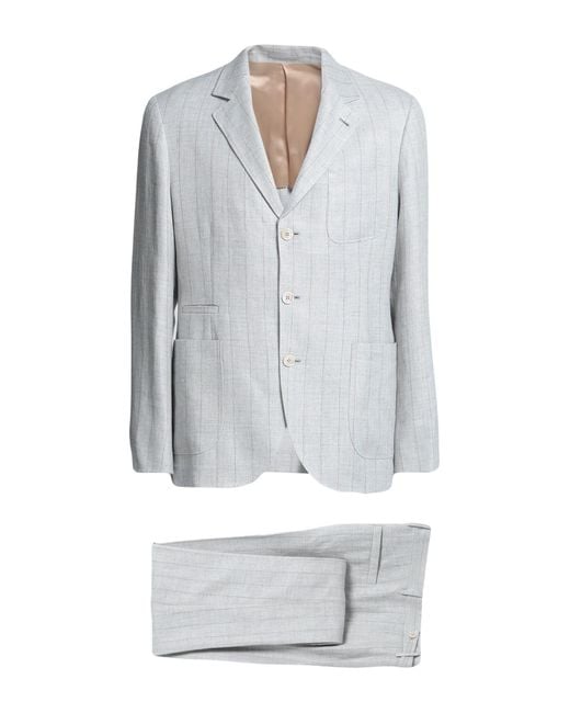 Brunello Cucinelli Anzug in White für Herren