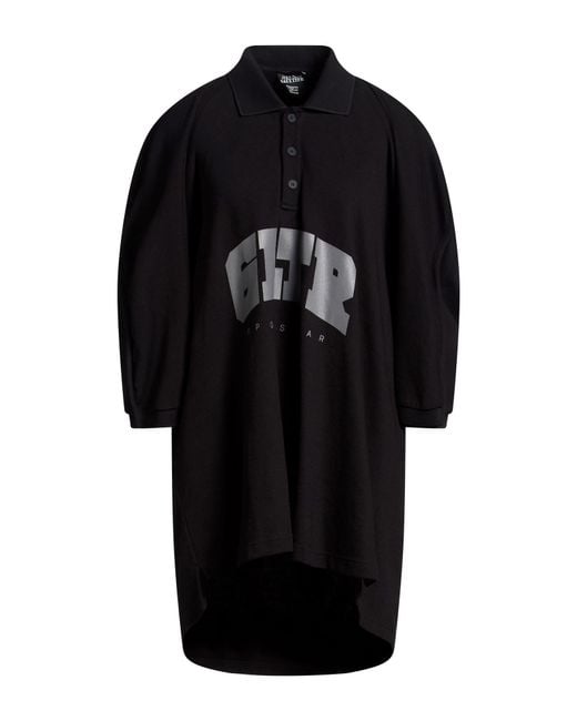 Jean Paul Gaultier Black Polo Shirt Polyamide, Cotton