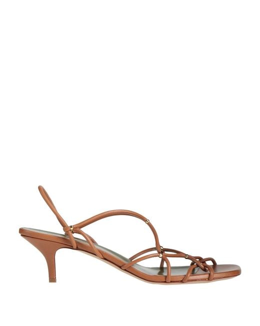 MARIA LUCA Natural Sandals Leather