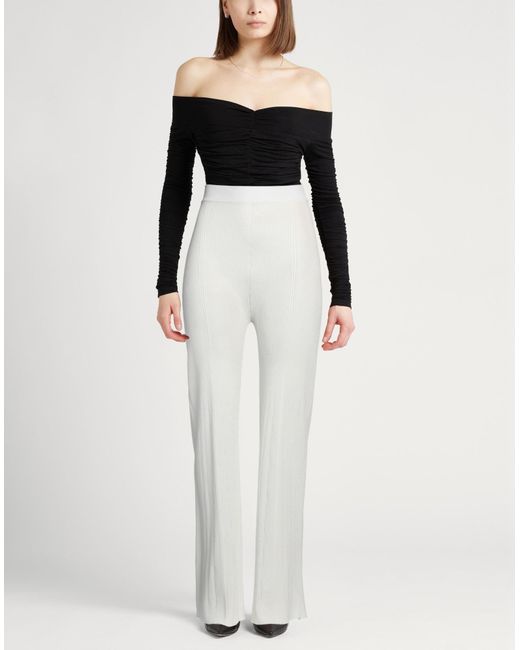 Alberta Ferretti White Trouser