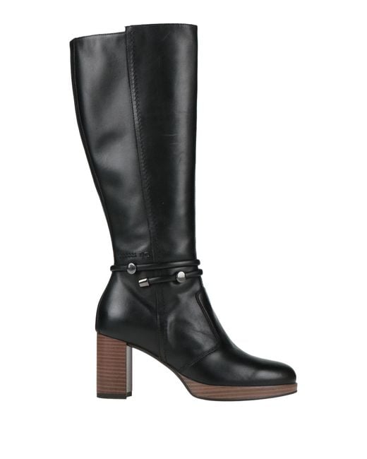 Nero Giardini Black Boot Leather