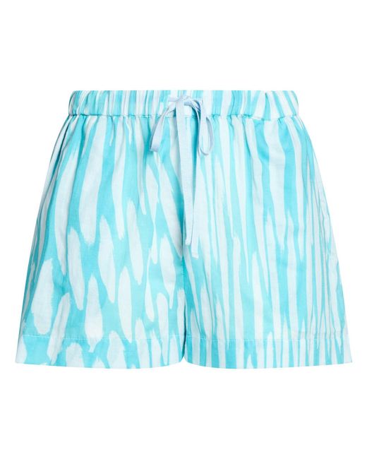 Marios Schwab Blue Shorts & Bermuda Shorts