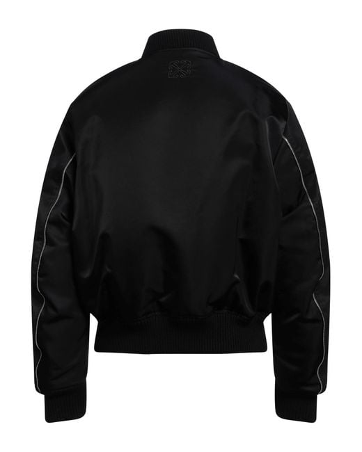 Off-White c/o Virgil Abloh Black Bomber Jacket for men