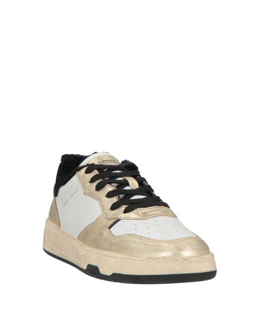 Crime London White Sneakers Leather