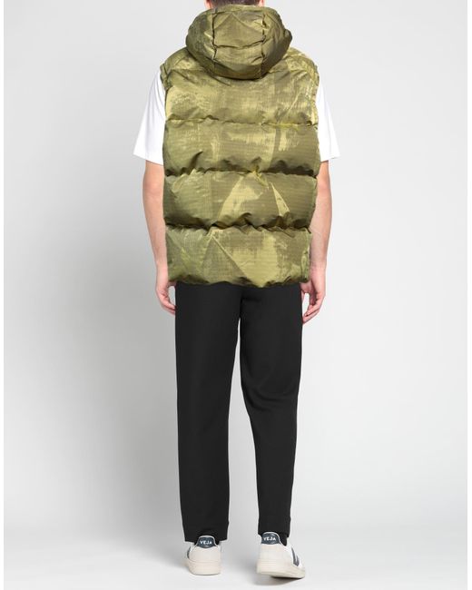 Y-3 Green Gilet for men