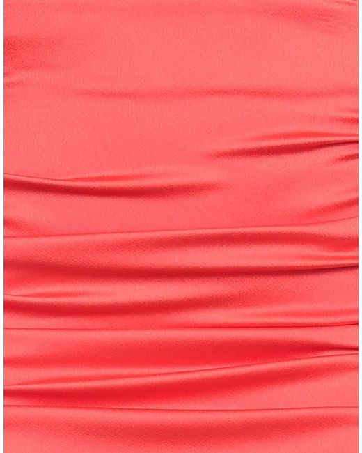 MSGM Red Midi Skirt Polyester