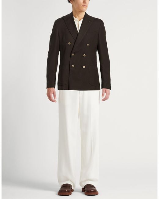 Paoloni Black Blazers for men