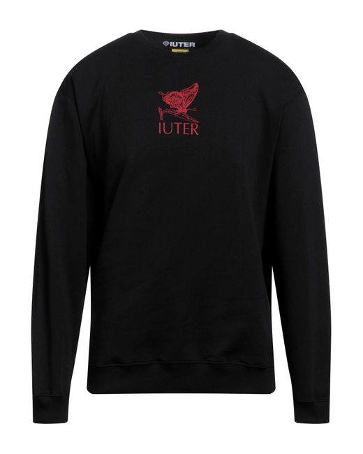 Iuter Black Sweatshirt for men