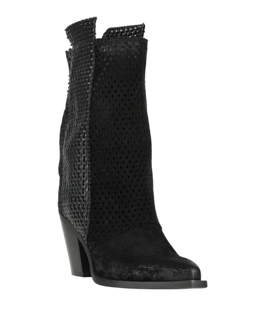 METISSE Black Ankle Boots