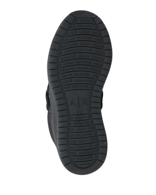 ARMANI EXCHANGE Black Trainers for men