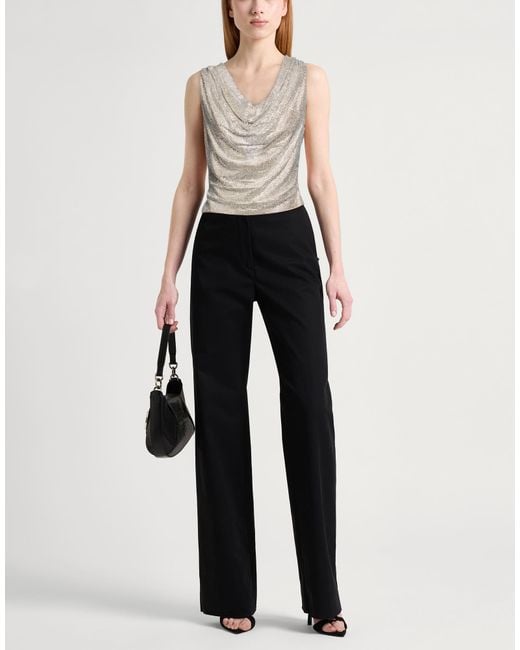 GIUSEPPE DI MORABITO White Top Polyamide, Elastane, Glass