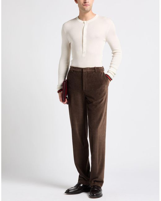 Circolo 1901 Brown Pants Cotton, Polyester for men