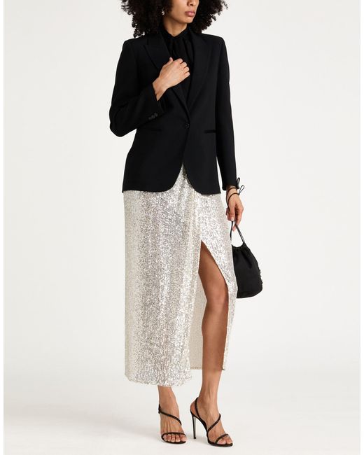 Forte_forte Black Blazer Acetate, Viscose
