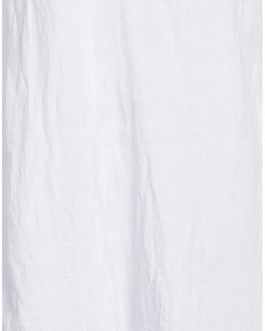 120% Lino White Mini-Kleid