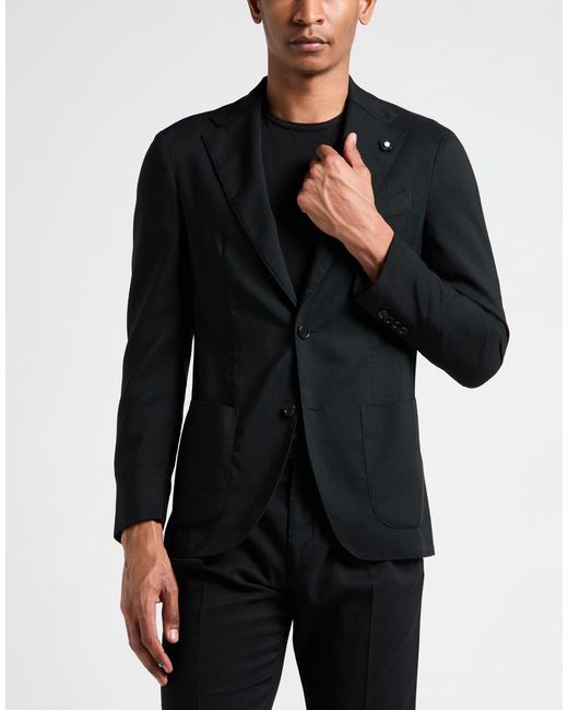 Lardini Black Suits for men