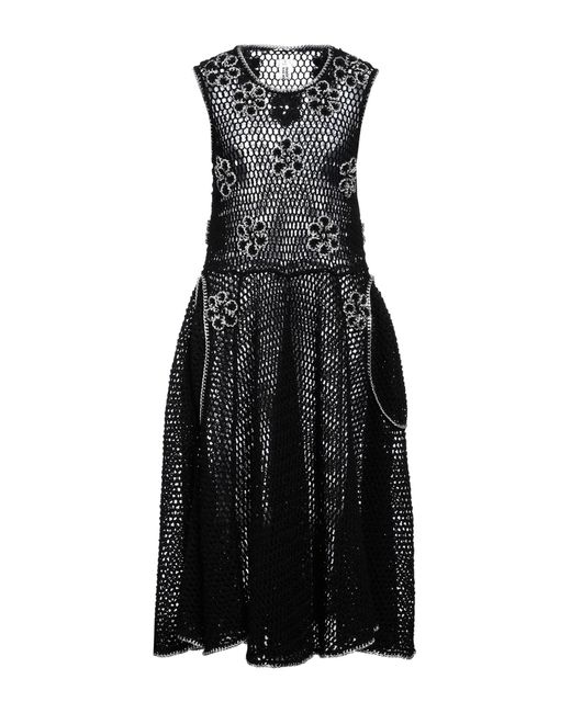 Noir Kei Ninomiya Black Midi Dress