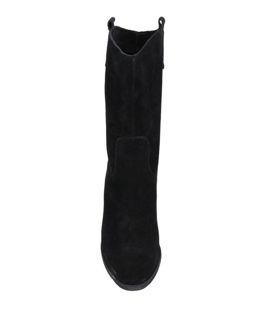 Framì Black Ankle Boots Leather
